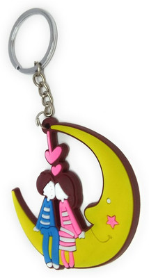 Shiani Single Sided Moon Couple Key Chain