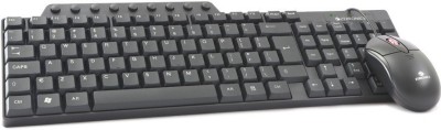 ZEBRONICS JUDWAA 555 Combo Mouse and Wired USB Laptop Keyboard(Black)