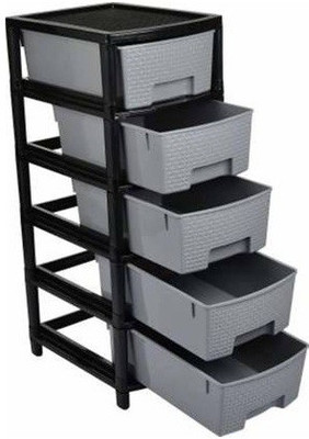YASHODEEP PLASTIC Utensil Kitchen Rack Plastic Drawer Utensil Kitchen Rack 5 layer (Plastic)