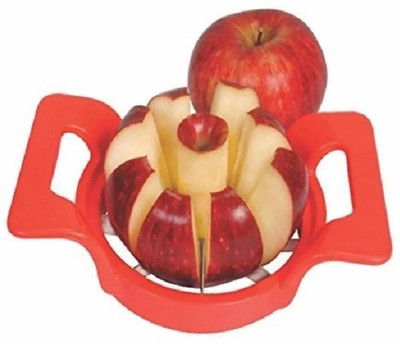 EZVISION Plastic Apple Cutter Manual Fruit Slicer Divider with Handle pack of 1 Apple Chopper(1)