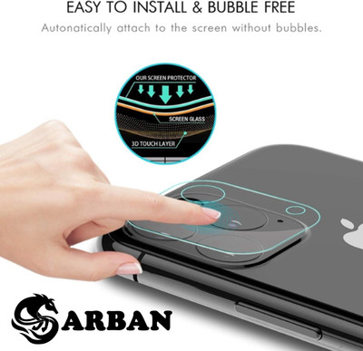 ARBAN Camera Lens Protector for REALME C21 FREE 1 3D EMBOSSED SKIN FOR MOBILE BACK WITH CUT C1S002(Pack of 1)