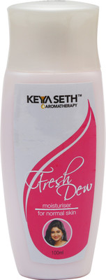 KEYA SETH AROMATHERAPY Fresh Dew Daily Face Moisturizer Quick Absorbing Non-Sticky, Flawless Skin Lotion for Normal Skin Enriched with Essential Oil.(100 ml)