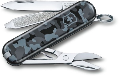 Victorinox Classic SD Style Icon Swiss Knife 7 Multi-utility Knife(Grey)