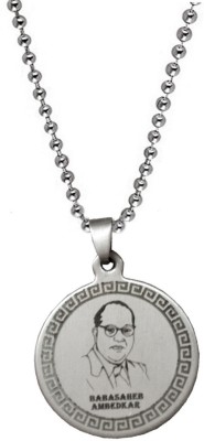 Sullery Dr Babasaheb Ambedkar Stainless Steel Pendant Sterling Silver Stainless Steel Pendant