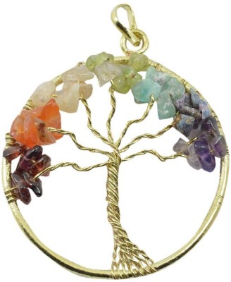 AIR9999 Chakra All in ONE Tree of Life PENDENT Crystal Crystal, Metal Pendant