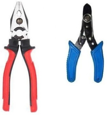 vyas Grip Multipurpose Combination Hand Tool Lineman Plier (Length : 8 inch) And 1 Wire Cutter Lineman Plier(Length : 8 inch)