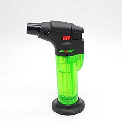 Peshkar Butane Lighter Cooking Torch Refillable Adjustable Flame Lighter Windproof Lighter Pocket Lighter(Multicolor)