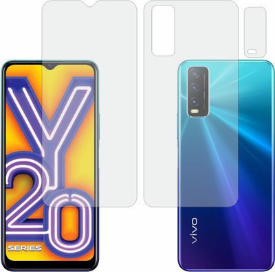 Clickbit Front and Back Tempered Glass for VIVO Y20i(Pack of 3)