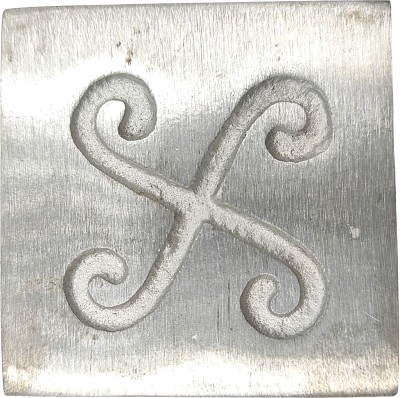 Plus Value Zinc Spiral Block For North-East Ishanya Decorative Showpiece  -  0.5 cm(Aluminium, Silver)