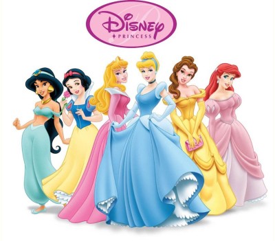 anshul internet point 45.72 cm DISNEY PRINCESS 11 Self Adhesive Sticker(Pack of 1)