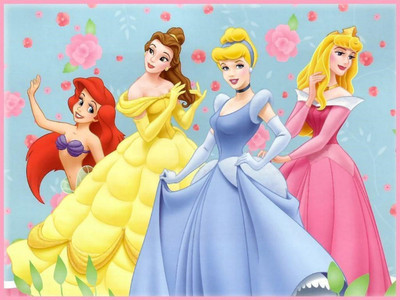 anshul internet point 45.72 cm DISNEY PRINCESS 14 Self Adhesive Sticker(Pack of 1)