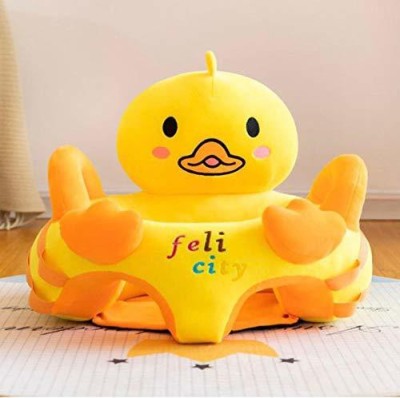 Kids wonders Baby Training Support Seat | Comfortable Soft Cushion Sofa Seat (Yellow Chick)  - 30 cm(Yellow)