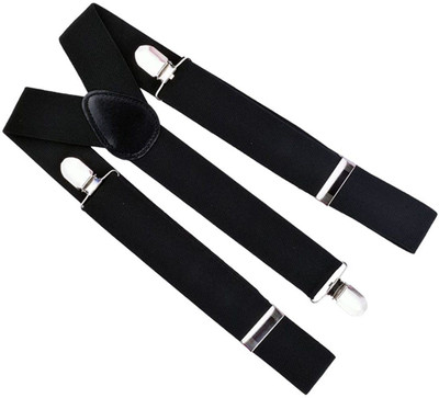 KUNWARSA Y- Back Suspenders for Men(Black)