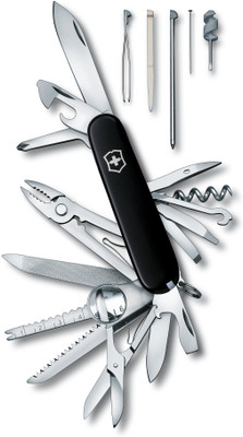 Victorinox 1.6795.3 - Black 25 Multi-utility Knife(Red)