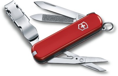 Victorinox 0.6463 - Nail Clip 580 8 Multi-utility Knife(Red)