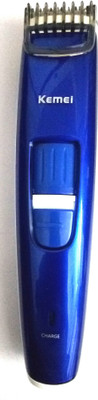 Kemei KM-2017 A Trimmer 45 min  Runtime 4 Length Settings(Blue)