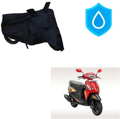 THE REAL ARV Waterproof Two Wheeler Cover for Hero(Pleasure, Black)
