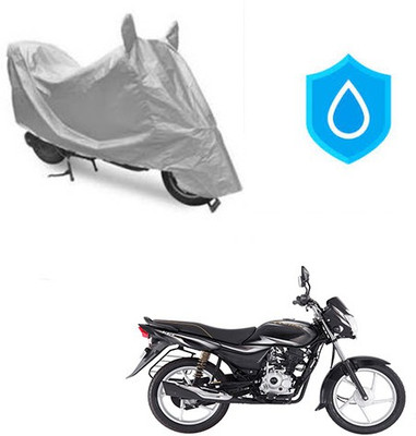 Atulit enterprises Two Wheeler Cover for Bajaj(Platina 100 DTS-i, Silver)