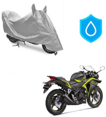 Atulit enterprises Two Wheeler Cover for Honda(CBR 250R, Silver)