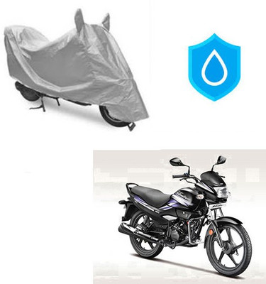 Atulit enterprises Two Wheeler Cover for Hero(Super Splendor, Silver)
