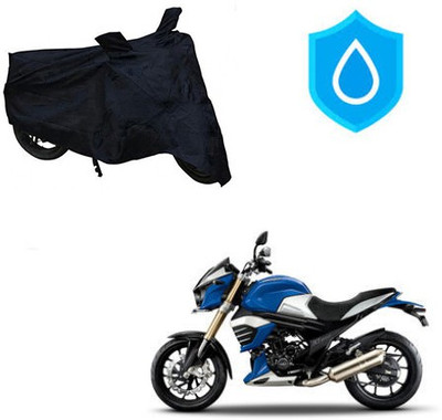 Atulit enterprises Two Wheeler Cover for Mahindra(MOJO XT 300, Black)