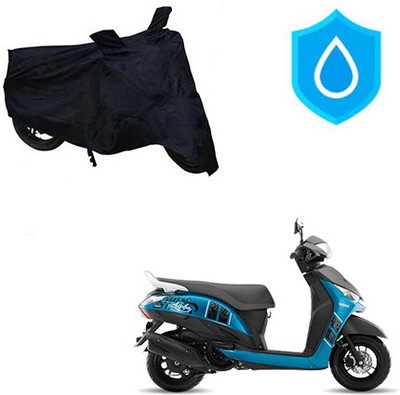 HYBRIDS COLLECTION Waterproof Two Wheeler Cover for Yamaha(Alpha, Black)