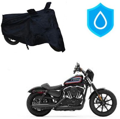 Atulit enterprises Two Wheeler Cover for Harley Davidson(XL 1200, Black)