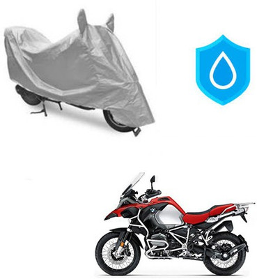 Atulit enterprises Two Wheeler Cover for BMW(R 1200 GS, Silver)