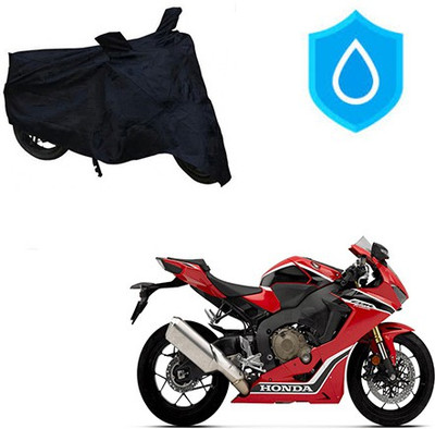 HYBRIDS COLLECTION Waterproof Two Wheeler Cover for Honda(CBR 1000RR, Black)