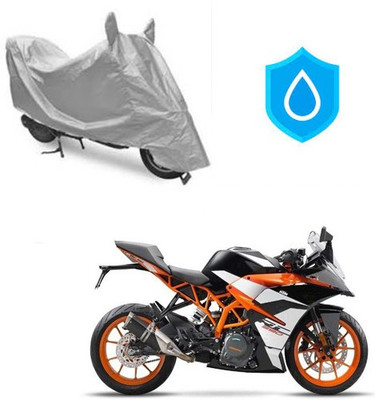 Atulit enterprises Two Wheeler Cover for KTM(RD 350, Silver)
