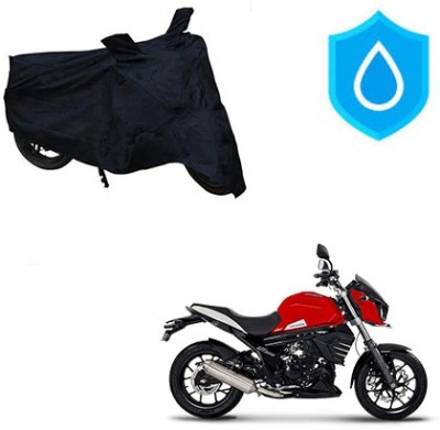 HYBRIDS COLLECTION Waterproof Two Wheeler Cover for Mahindra(Mojo, Black)