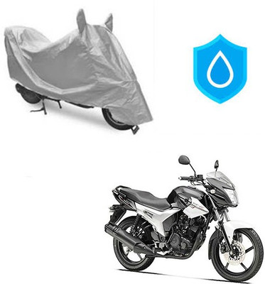 Atulit enterprises Two Wheeler Cover for Yamaha(SZ R, Silver)
