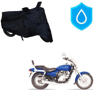 saanvi Waterproof Two Wheeler Cover for Bajaj(Avenger, Black)