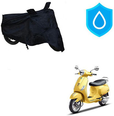 Atulit enterprises Waterproof Two Wheeler Cover for Piaggio(Vespa SXL, Black)