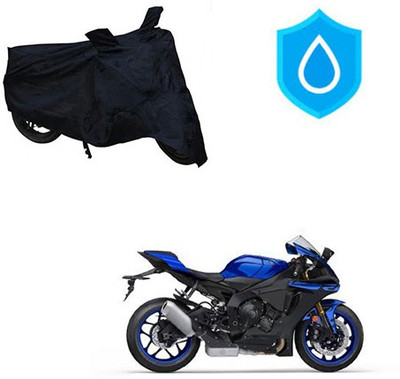 Atulit enterprises Two Wheeler Cover for Yamaha(YZF R1, Black)