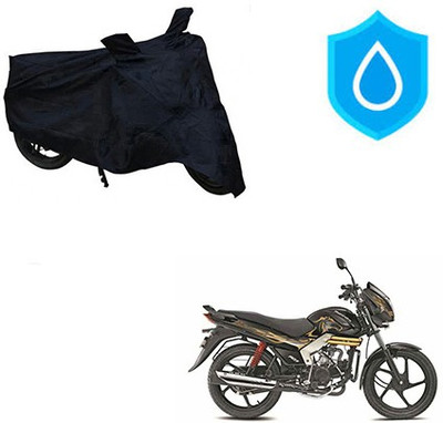 Atulit enterprises Two Wheeler Cover for Mahindra(Centuro, Black)