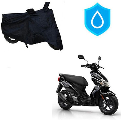 HYBRIDS COLLECTION Waterproof Two Wheeler Cover for Yamaha(Jog R, Black)