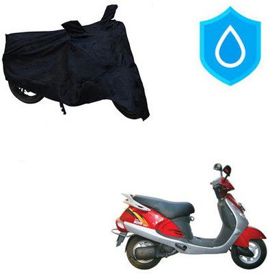 HYBRIDS COLLECTION Waterproof Two Wheeler Cover for Kinetic(Nova, Black)