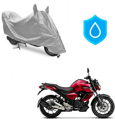 Atulit enterprises Two Wheeler Cover for Yamaha(FZ-S, Silver)