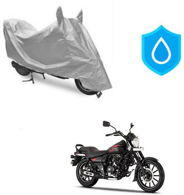 Atulit enterprises Two Wheeler Cover for Bajaj(Avenger 220 Street, Silver)