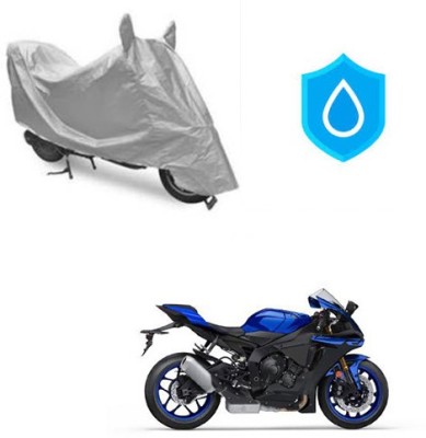 Atulit enterprises Two Wheeler Cover for Yamaha(YZF R1, Silver)