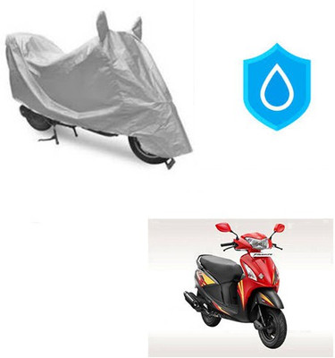 RPSENTTERPR Waterproof Two Wheeler Cover for Hero(Pleasure, Silver)