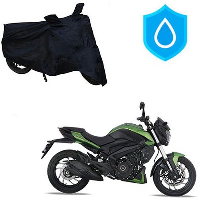 HYBRIDS COLLECTION Waterproof Two Wheeler Cover for Bajaj(Dominar, Black)