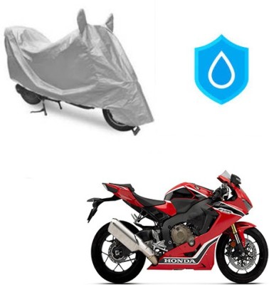 Atulit enterprises Two Wheeler Cover for Honda(CBR 1000RR, Silver)