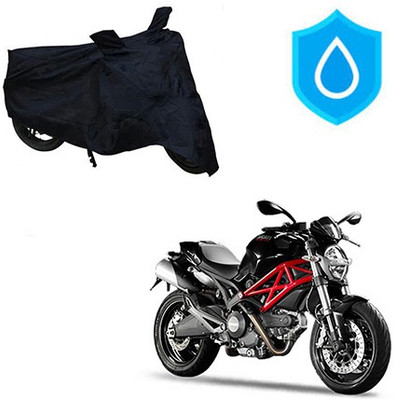Atulit enterprises Two Wheeler Cover for Ducati(Monster 796 S2R, Black)