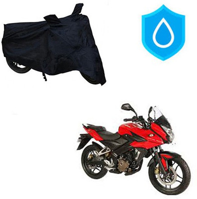 Atulit enterprises Two Wheeler Cover for Bajaj(Pulsar AS 150, Black)
