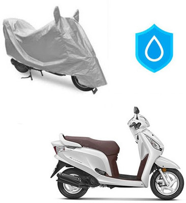 Atulit enterprises Two Wheeler Cover for Honda(Aviator, Silver)