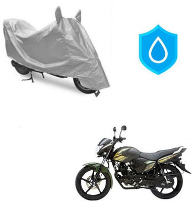 Atulit enterprises Two Wheeler Cover for Yamaha(Saluto, Silver)