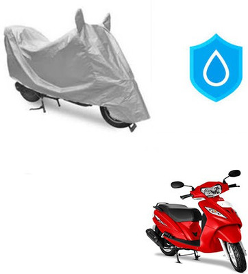 Atulit enterprises Two Wheeler Cover for TVS(Wego, Silver)