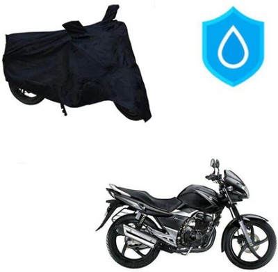 HYBRIDS COLLECTION Waterproof Two Wheeler Cover for Suzuki(GS 150R, Black)